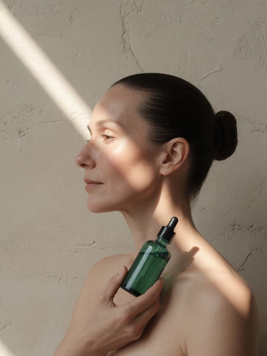 Skincare image made in McLeuker Studio