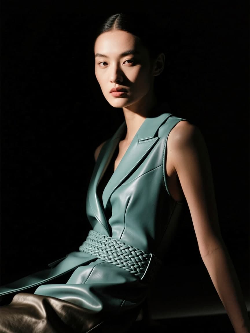 Chiaroscuro Studio Editorial - a concept render from the McLeuker AI campaign library