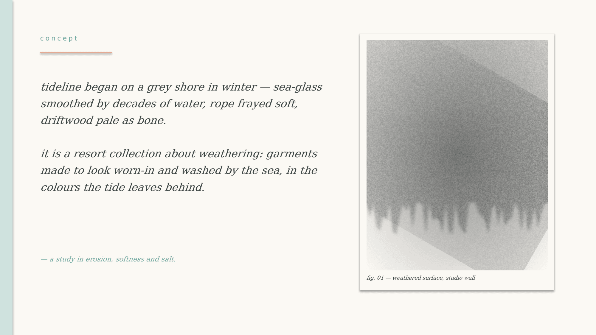 Page 2 of TIDELINE - Design Concept & Moodboard, a Deck the platform produced