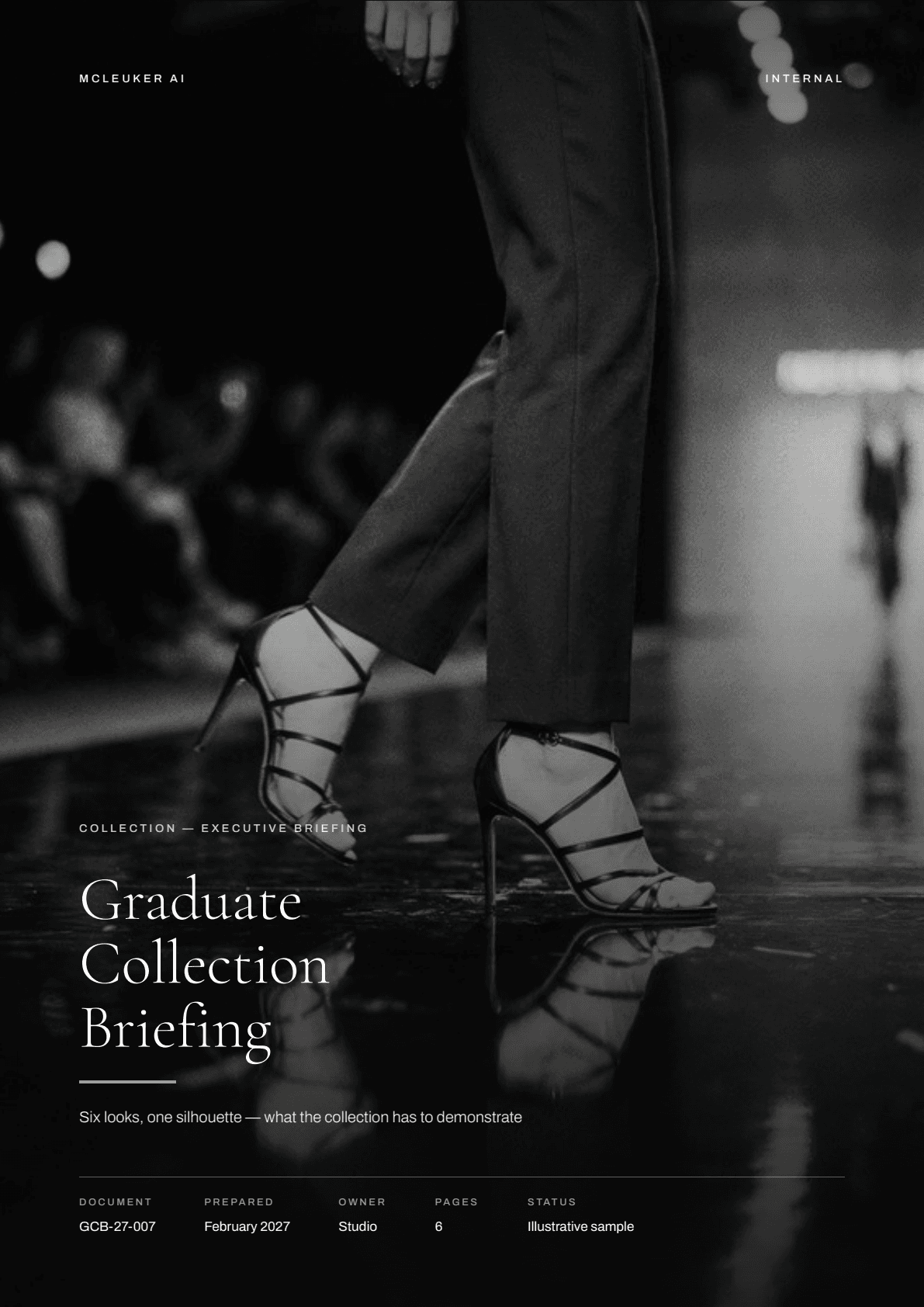 Graduate Collection Briefing — cover