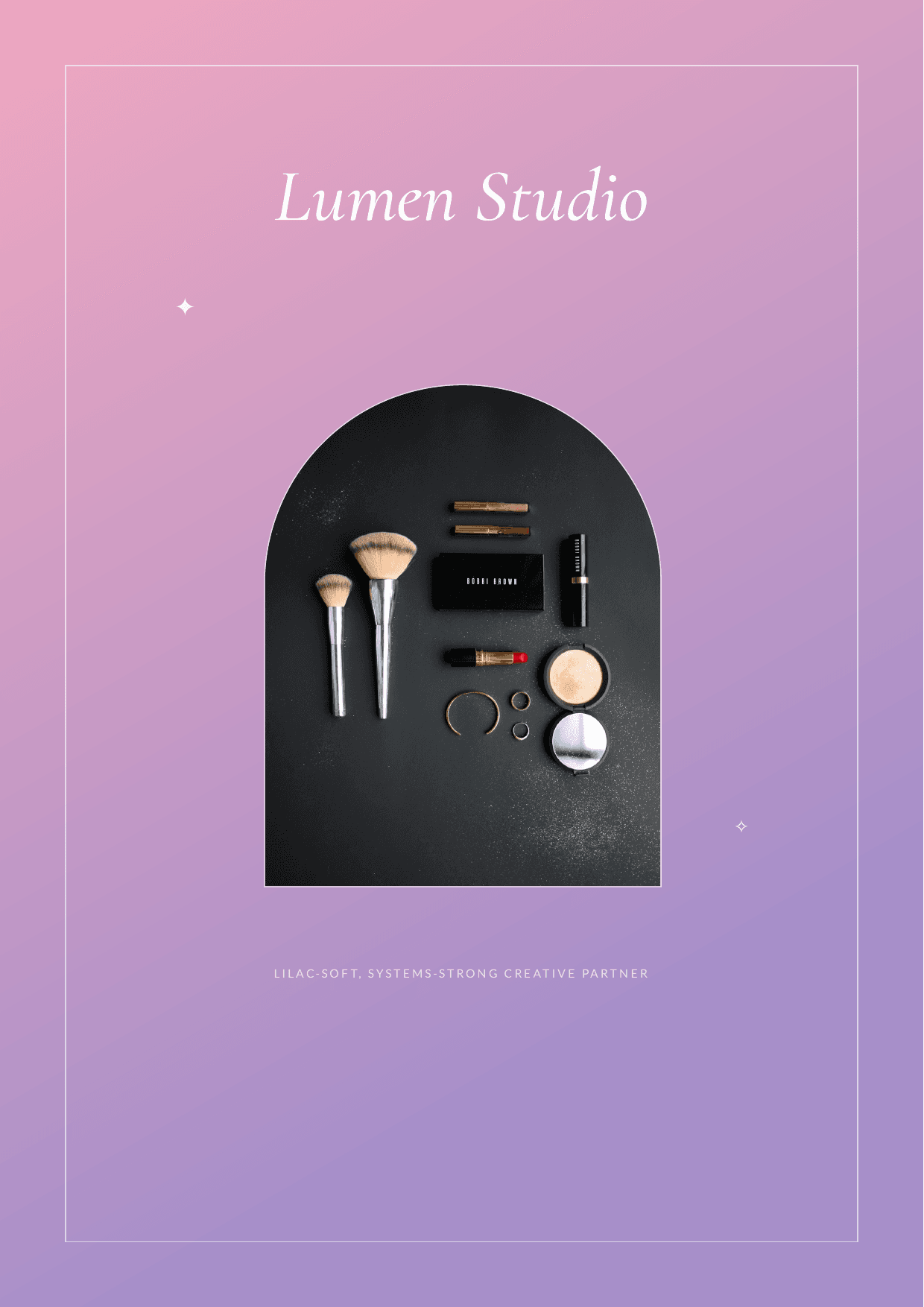 First page of Lumen Studio - Lilac Company Profile, a PDF the platform produced