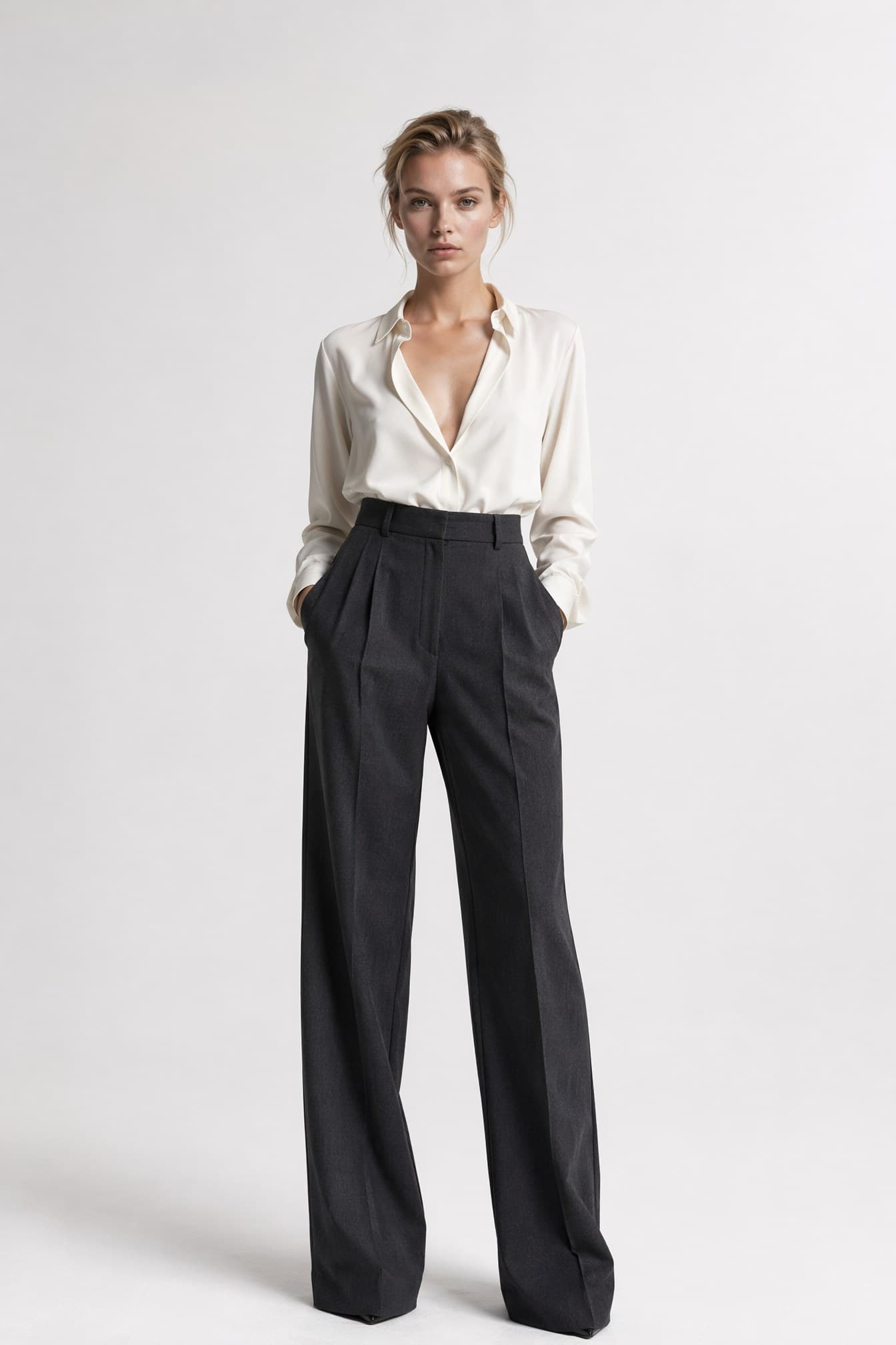 Fair skin · ivory shirt