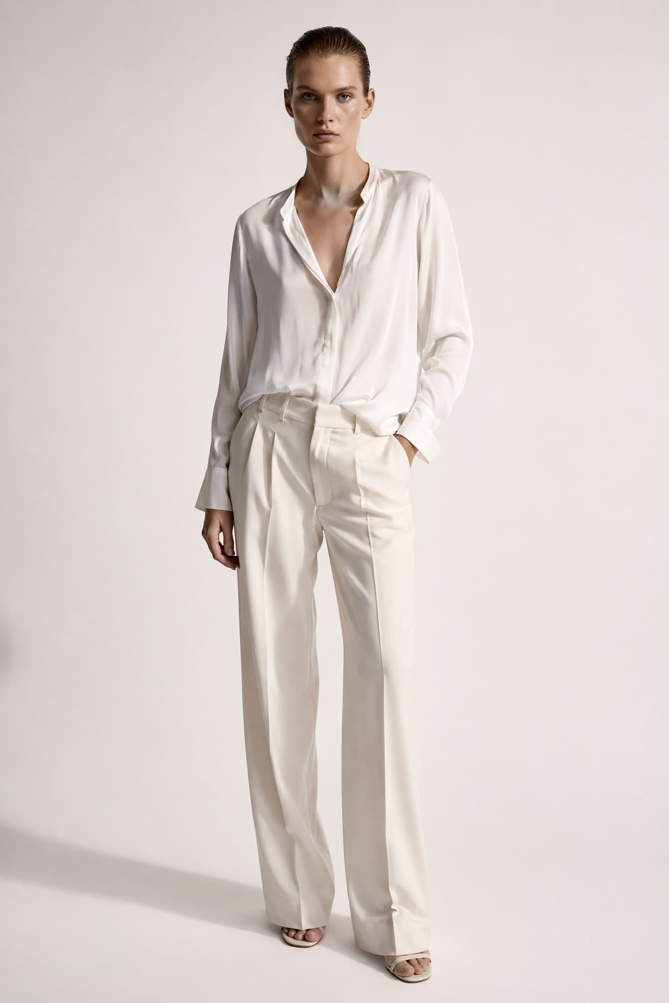 Blonde · ivory silk