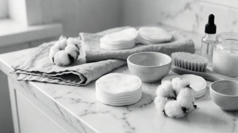 Skincare editorial photograph