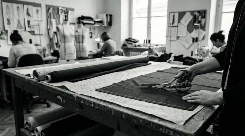 Textile editorial photograph