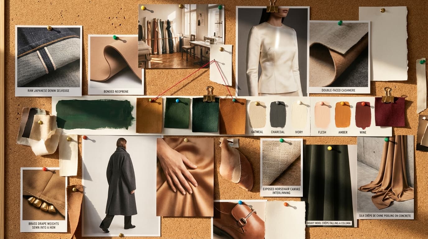 Weight & Fall - moodboard generated by McLeuker AI