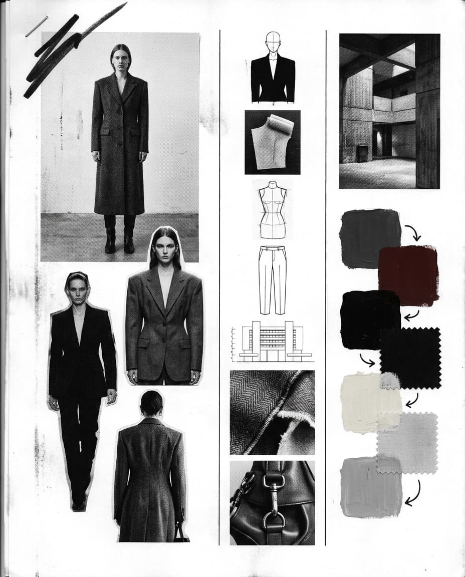 The Long Line - moodboard generated by McLeuker AI