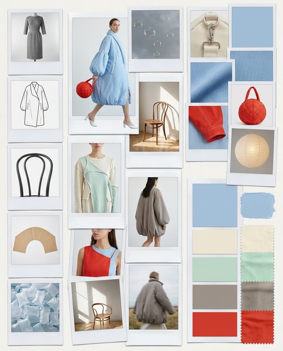 Round Volume - moodboard generated by McLeuker AI