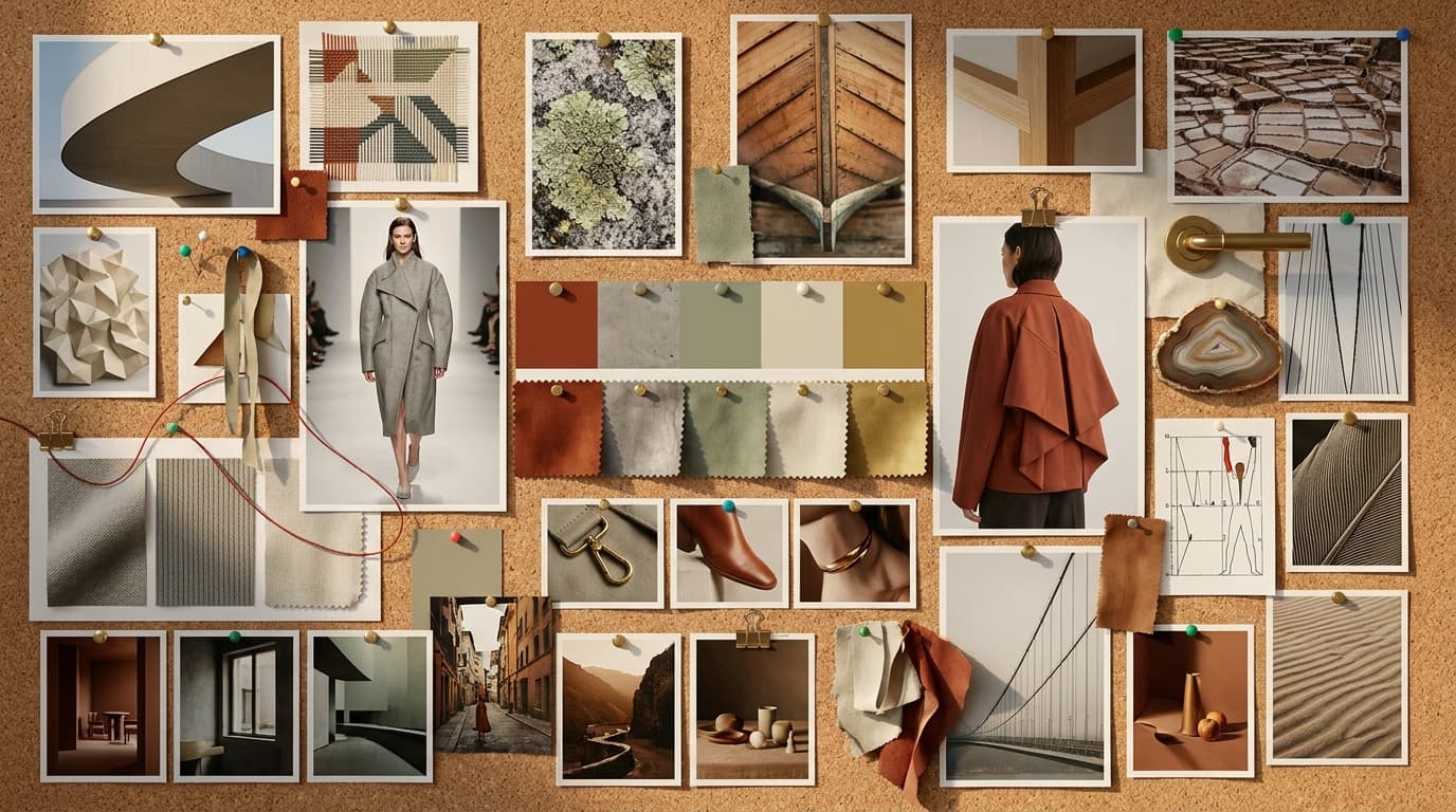 Adjacent Fields - moodboard generated by McLeuker AI