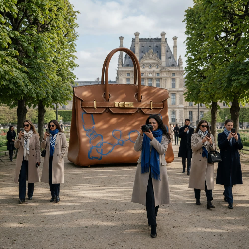 Tuileries set backdrop
