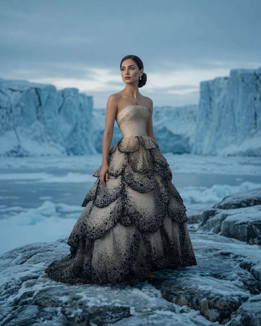 Cinematic · glacier ad — FEED · 1:1